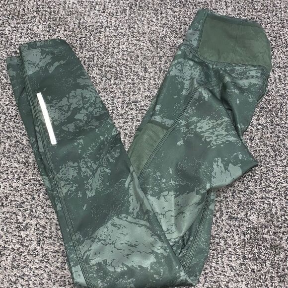 REI Co op On the Trail Running Tights - green gray - XS - Picture 1 of 4